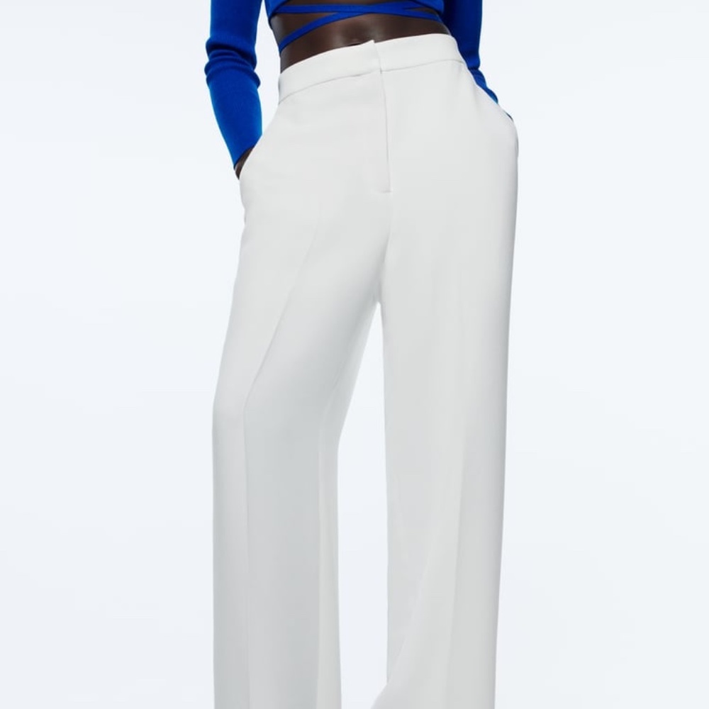 Zara FLOWY MENSWEAR STYLE PANTS